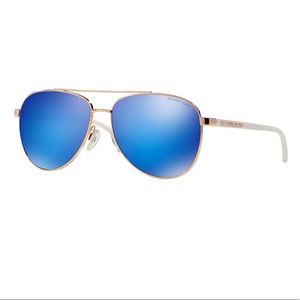 Michael Kors Blue Aviator Sunglasses